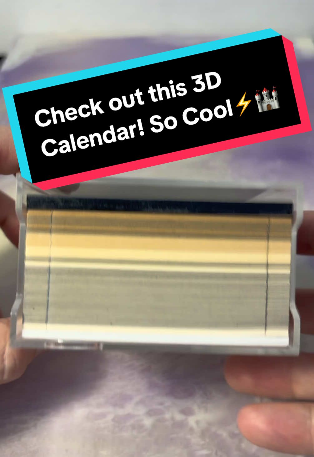 Ahhhhh this is awesome!! #3D #calendar #hogwarts #harrypotter #coolfinds #2025calendar #miniatures #castle 