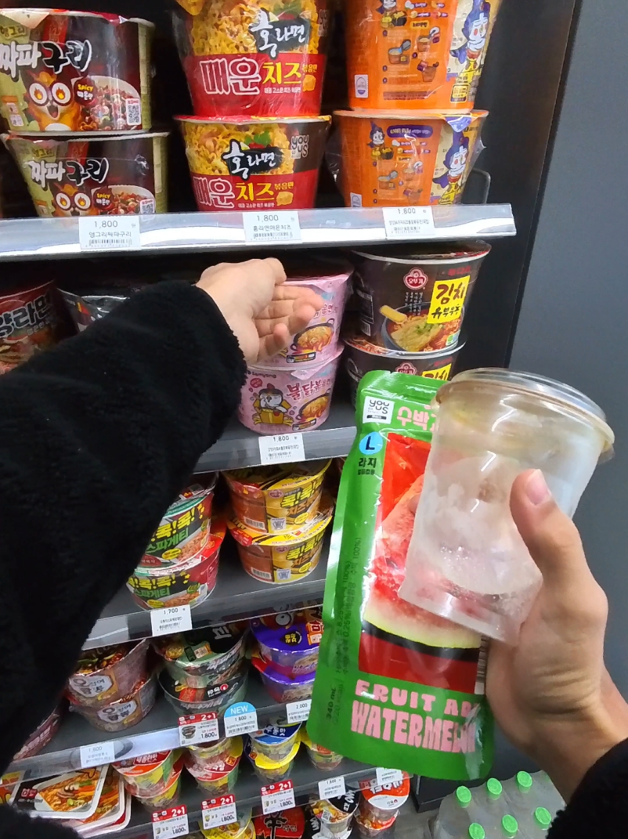 #icecup #ramen #buldak #conveniencestore 