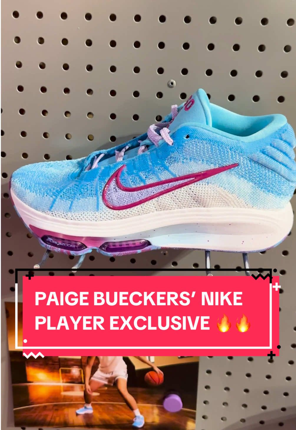 Paige Bueckers 🤝 Sue Bird To celebrate the upcoming launch of Paige’s Nike G.T Hustle 3 PE, Nike brought the UCONN team and Sue Bird together before their game at Barclays. #fyp #paigebueckers #uconn #nike 