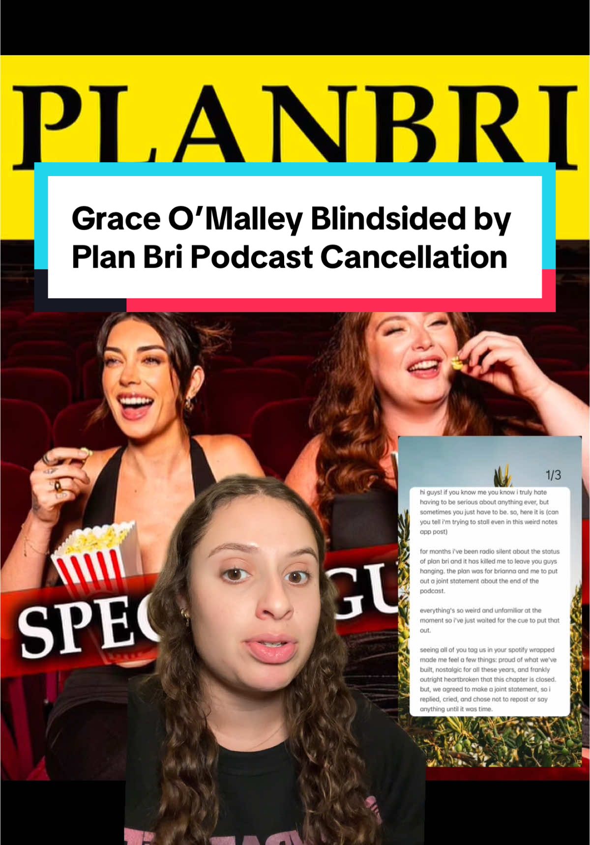 The ending is so telling! #graceomalley #briannachickenfry #planbri #cancelled 