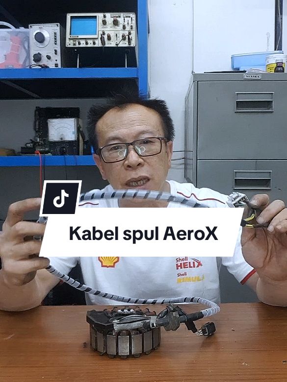 cara memperpanjang kabel spul AeroX #aerox #kabelspullaerox 