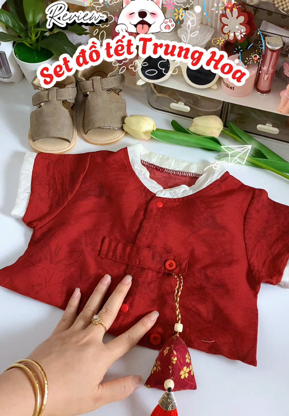 Đồ Trung Hoa cho bé mặc tết#dochobeyeu #babyclothes #salegiuathang #mevabe #xuhuongtiktok 