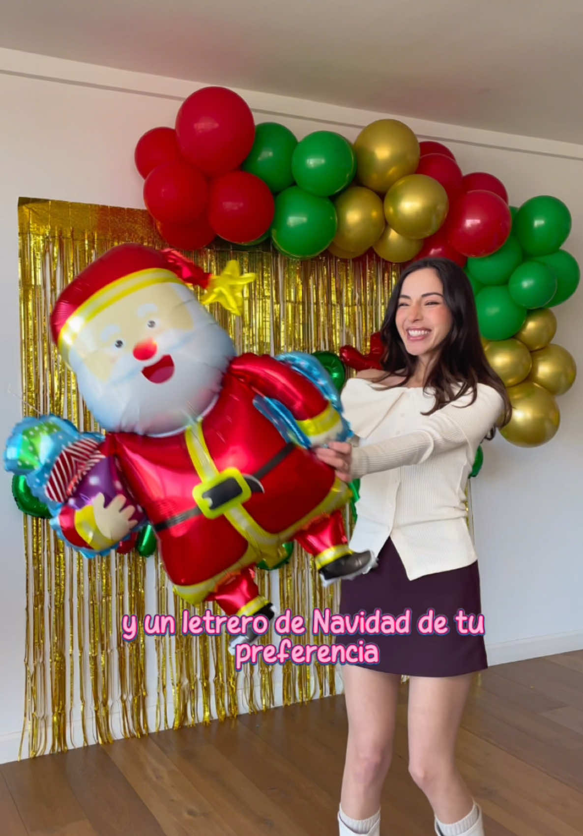 Como hacer tu decoracion navideña 2024🎄♥️🌟 #tornaglobos #decoracionesglobos #navidad #decoracionesnavideñas #merrychristmas #guirnaldadeglobos 