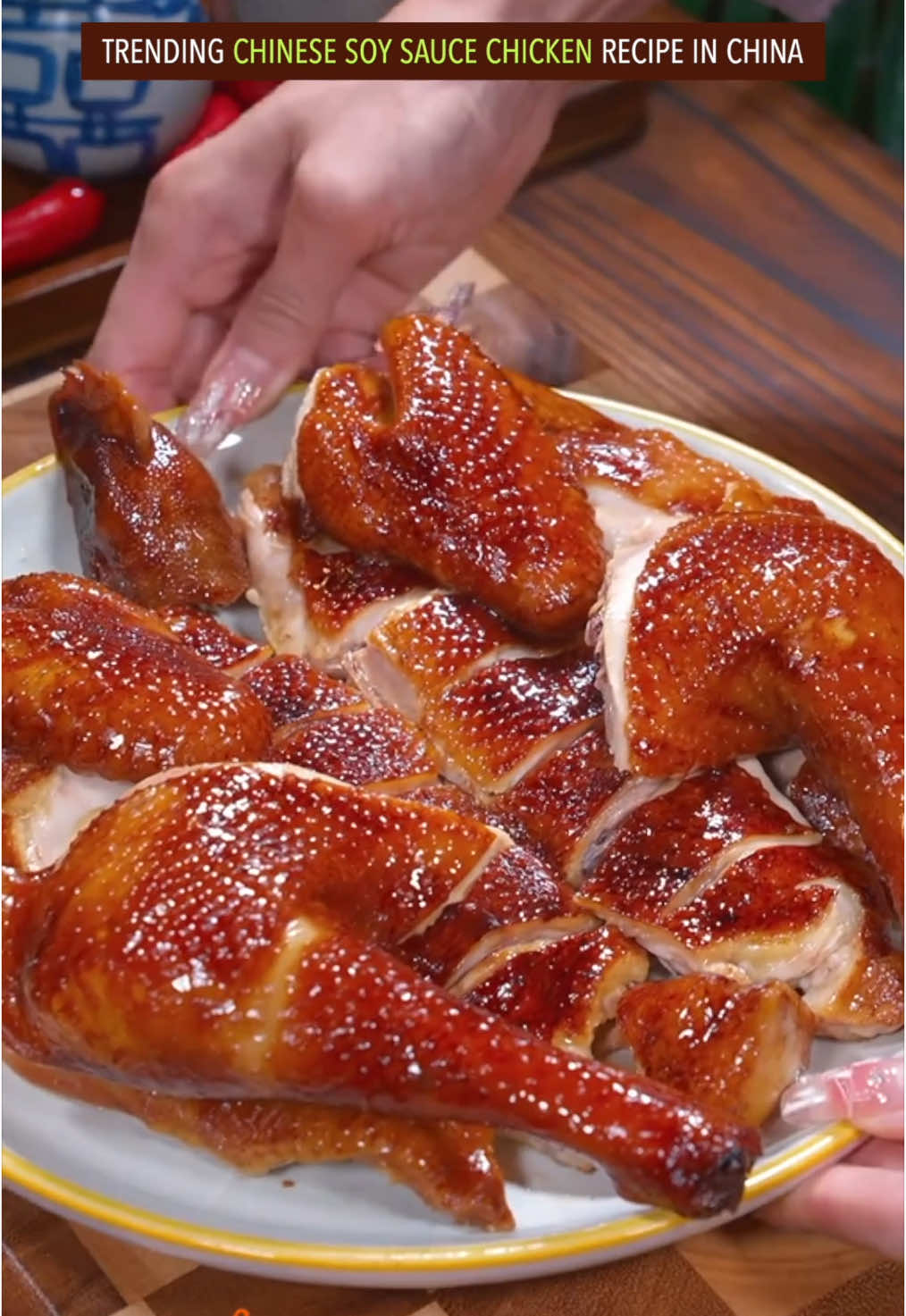 Trending Chinese soy sauce chicken recipe in China. Do u want to try? #Recipe #cooking #chinesefood #chicken #soysauce