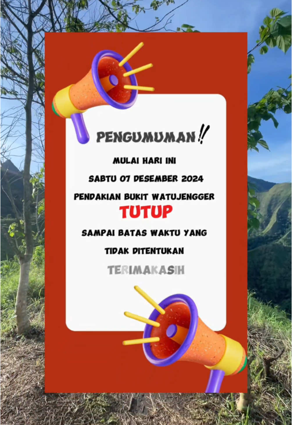 #watujengger1100mdpl #watujengger #bukitwatujengger #mojokerto #foryou #pendaki 