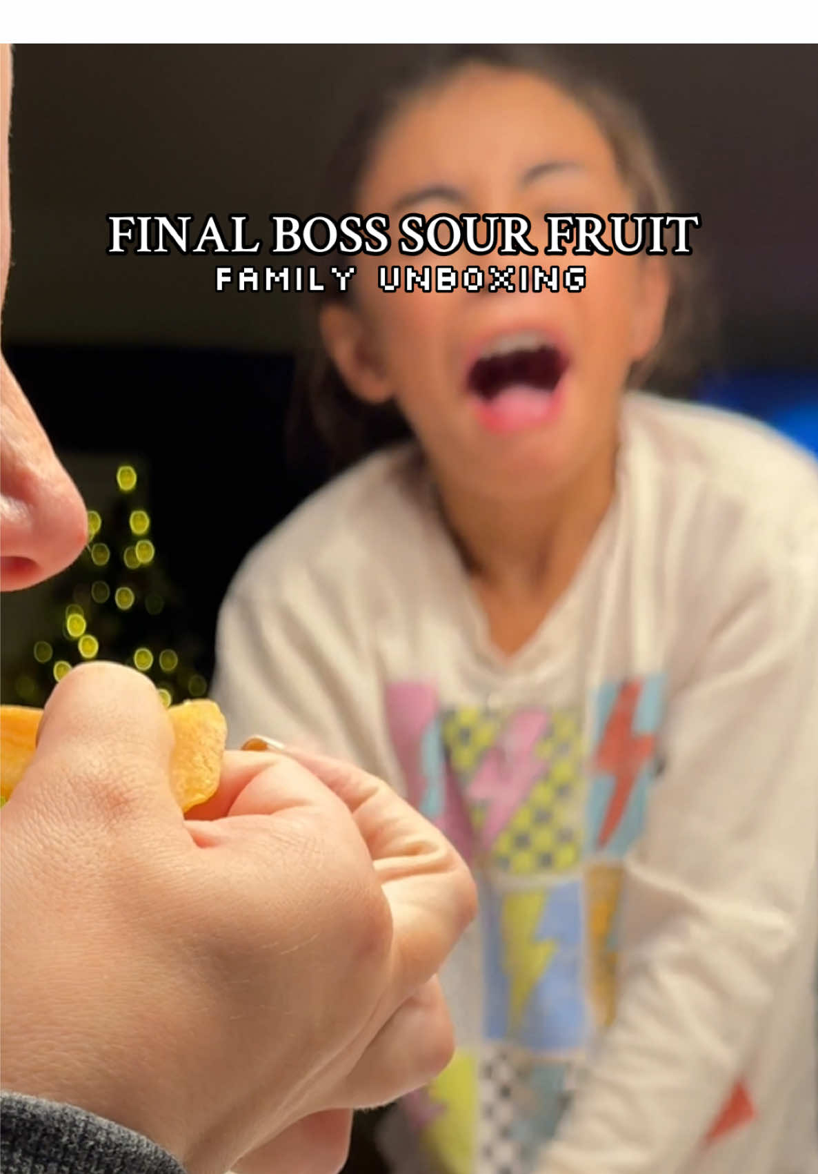 This stuff is SOURRRR!! 🥴🥴@finalbosssour #finalbosssour #familytime #familyunboxing #sourfruit #realfruit #highantioxidants #epicsour #realdriedfruit #noartificialingredients 