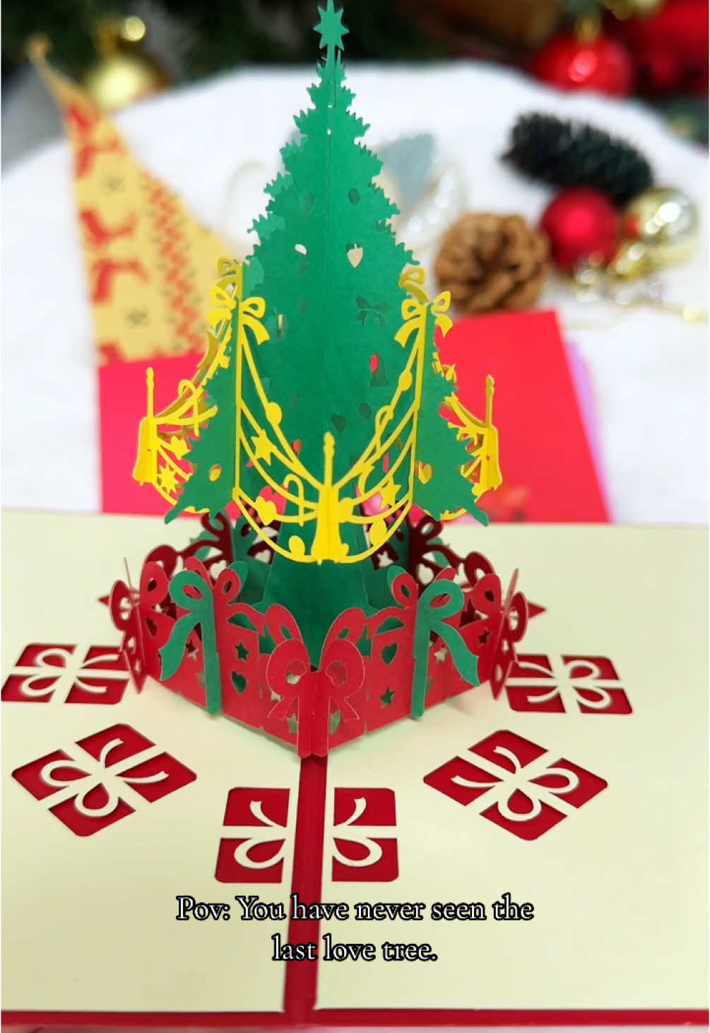 Christmas tree butterfly greeting card love tree#baby #cards #LoveIsLove #tree #christmas #lover #surprise #gift#greetingcard 