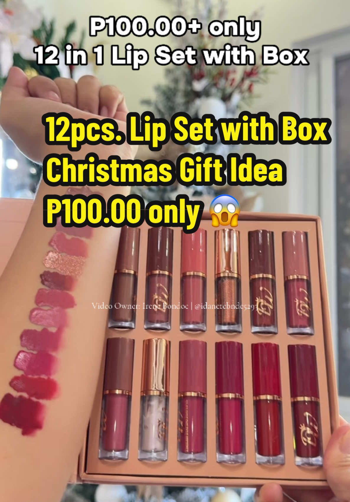 Uy grabe ang gaganda 🥺🥰❤️ #christmasgift #christmasgiftidea #exchangegift #lipset 