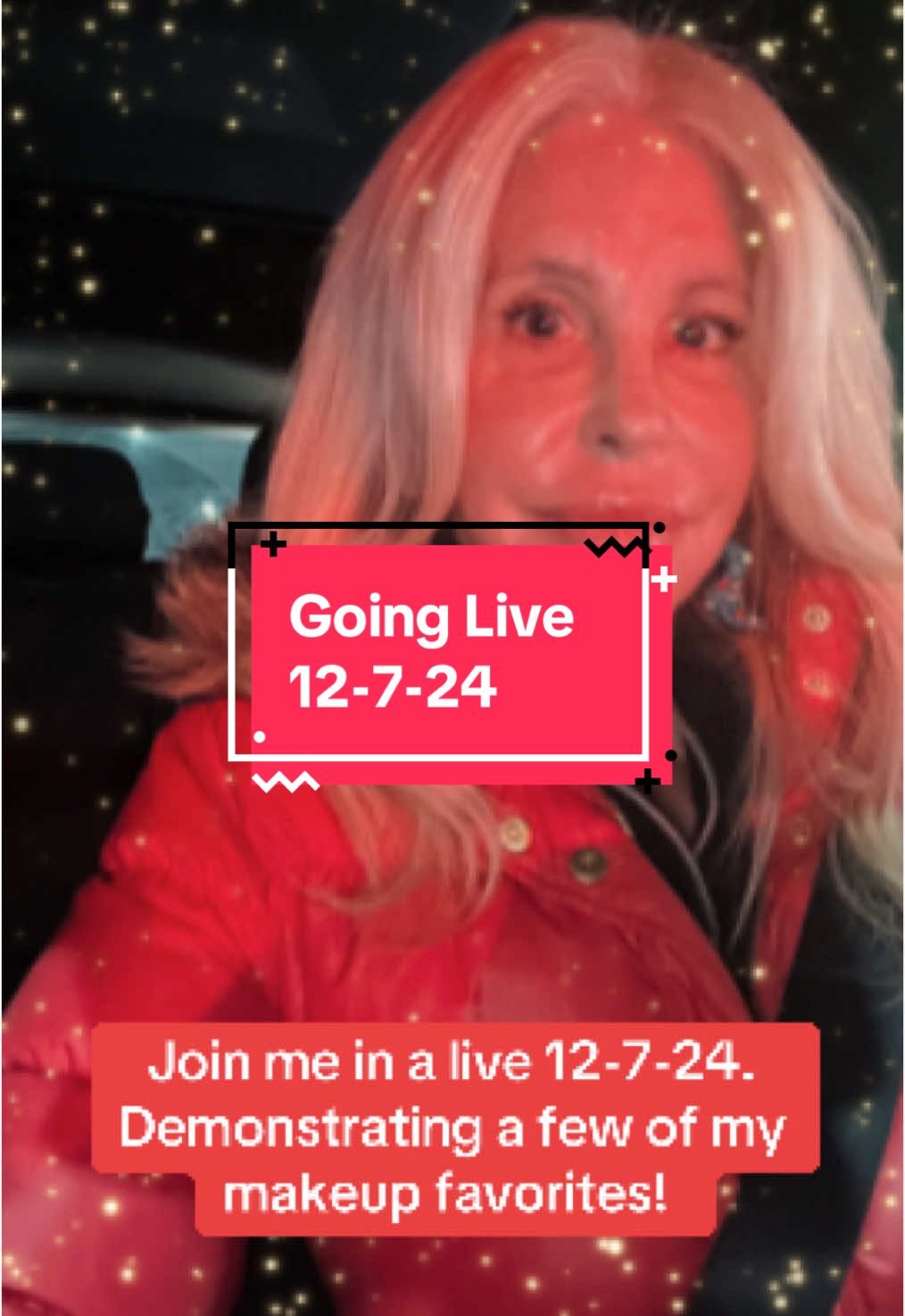 Join me (Alexis) in a live on 12-7-24. I will be sharing some of my favorite makeup finds well getting to know all y’all. This will be do much fun. Makeup party! Please join me. #lives  #makeuplives #makeupparty #favoritemakeup 