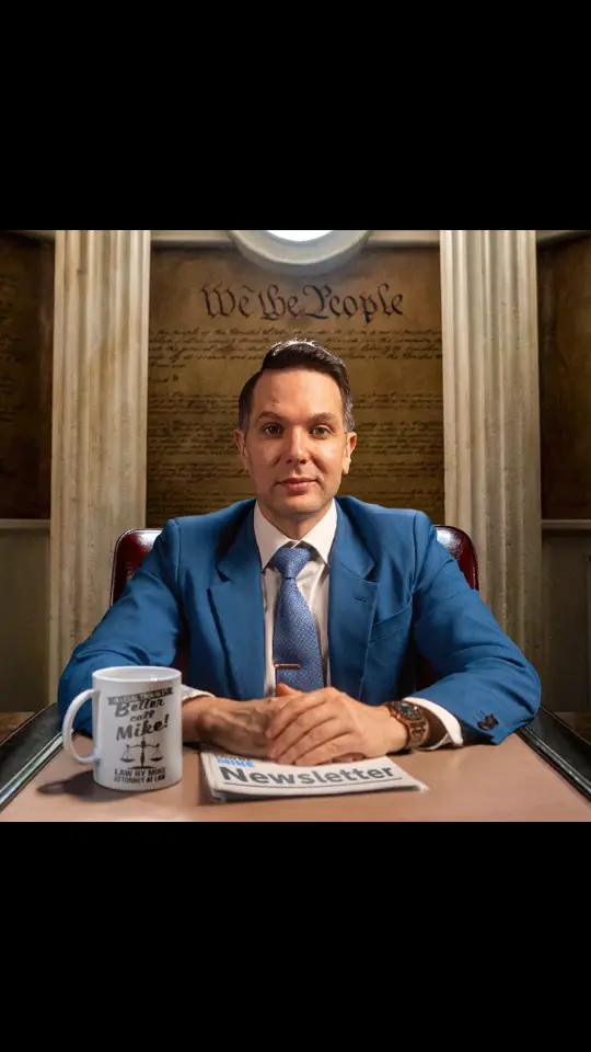 Hi, I’m Mike. Did you know that you have rights? The Constitution says you do. And so do I. And that’s why I started a free legal newsletter. To teach you how to think like a lawyer and protect your most important rights. So what are you waiting for? Subscribe! As Saul would say, 