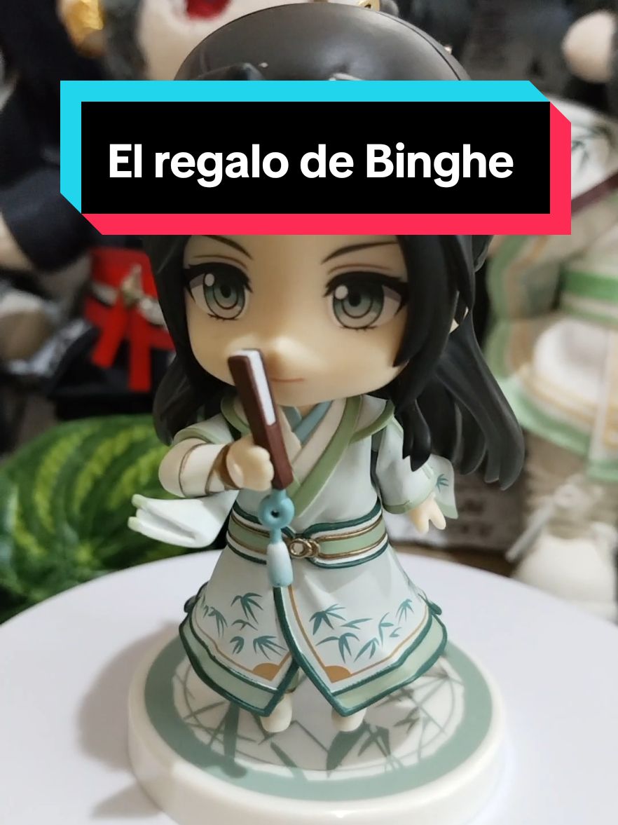 Awww soy tan feliz como Binghe 💚 #luobinghe #shenqingqiu #svsss #nendoroiddoll  #scumvillainsselfsavingsystem #nendoroid #mxtx #moxiangtongxiu #danmei #moxiangtongxiunovels #bingqiu 