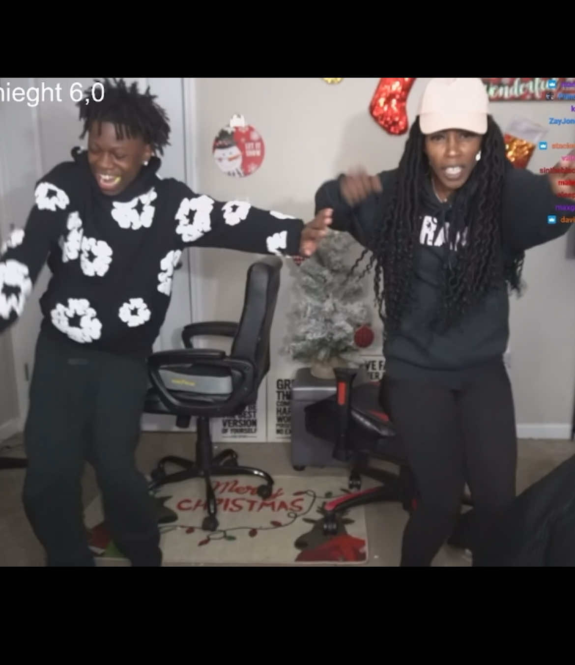 they dance the same😭 #kaicenat #rakai #fyp #twitchclips #streamer 