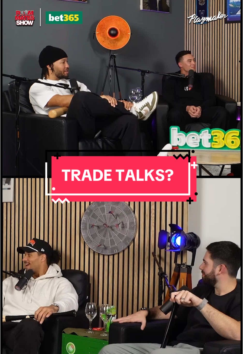 Them trade talks are no joke… full episode link in bio #jalenbrunson #joshhart #roommatesshow #knicks #anthonyvolpe #yankees 