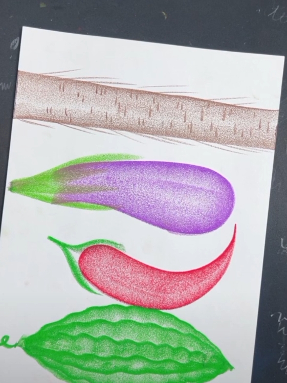 How To Drawing Vegetables 🍆  . . . #howtodraw #drawingprocess #drawning #creatorsearchinsight #drawingtutorial #drawingchallenge #drawingforbeginners 