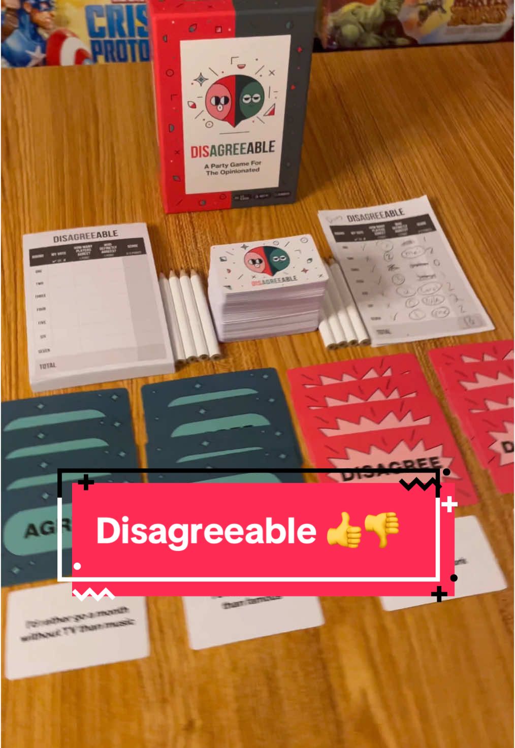 The game where you Agree to Disagree 👍👎 Disagreeable is a new party game where you give your opinion. But without any context. You either Agree or Disagree! See how your friends and family will react to wild and controversial statements. You can find this game in amazon(will be in bio)  This game was created by @Disagreeable #GameNight #boardgames #partygames #cardgames This video is Sponsored 🥳👍