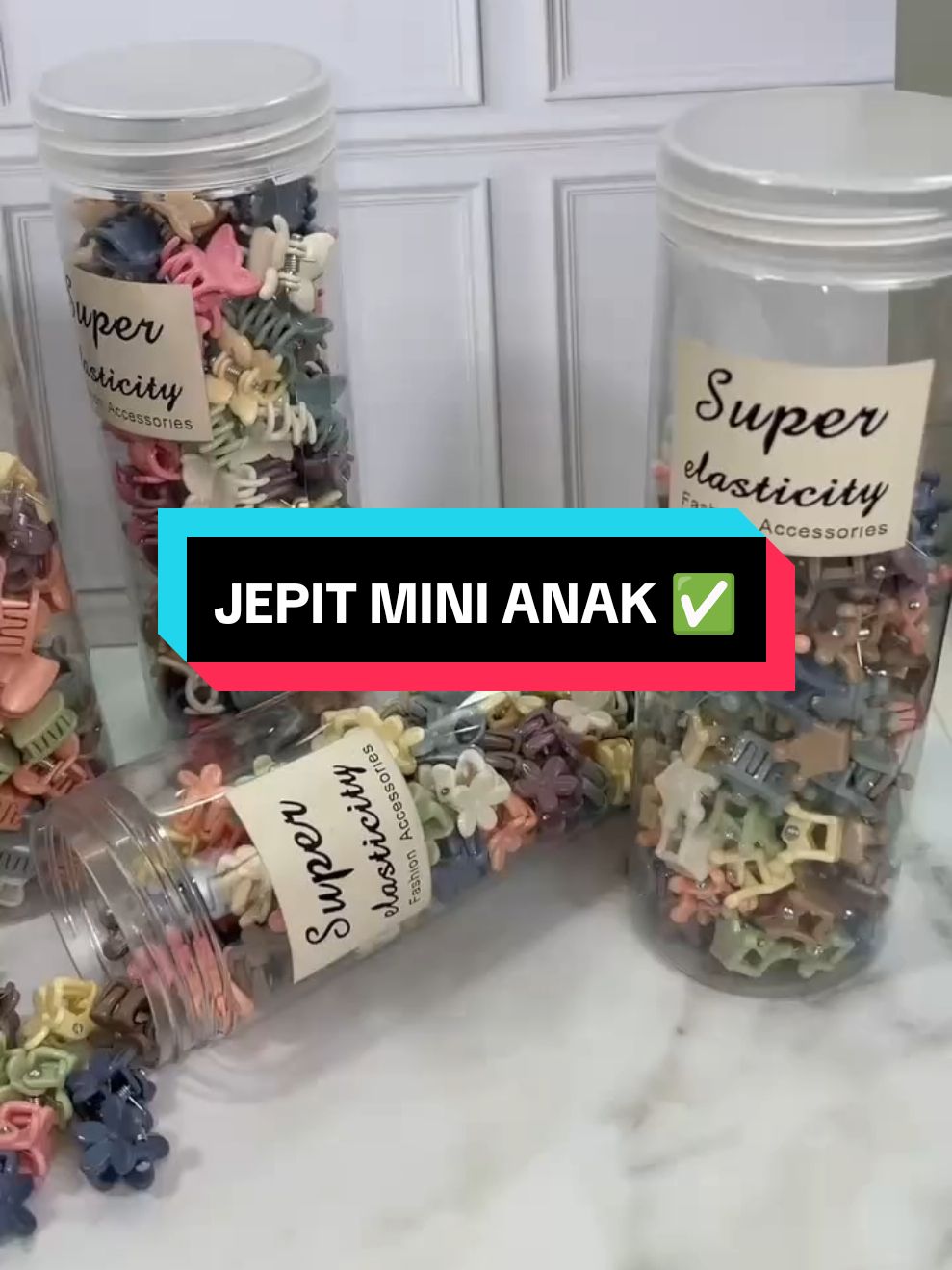 Jepit Mini Anak isi 100 PC Cuma 20Ribu 😍😍 #jepitminianak #jepitrambutanak #jepitanak #megaguncang1212  #wibgajian 