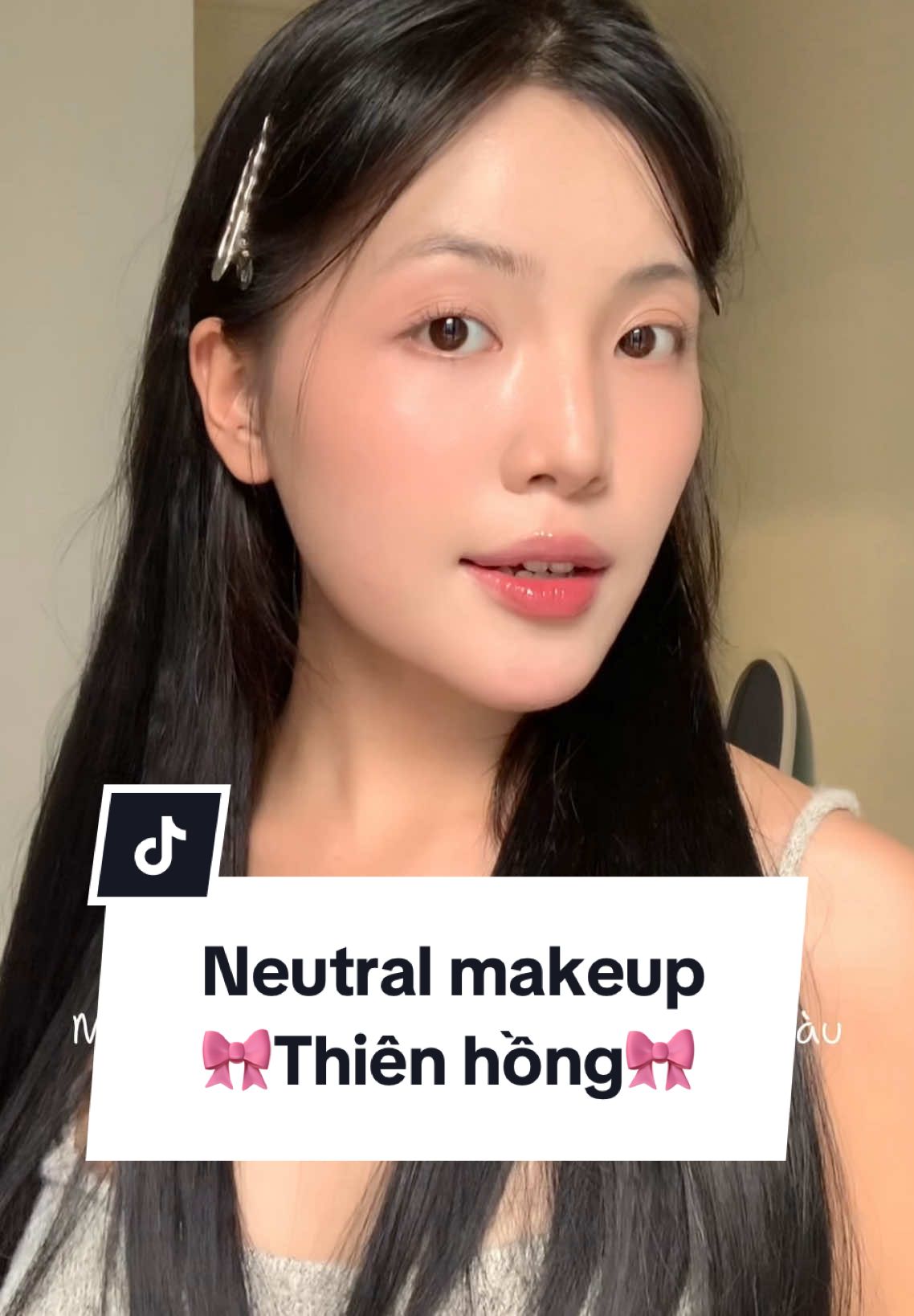 Neutral makeup thiên hồng 🎀 #thuchiendaily #makeupdedang #lemonade #mirrormirror3 #viral #tutorialmakeup 