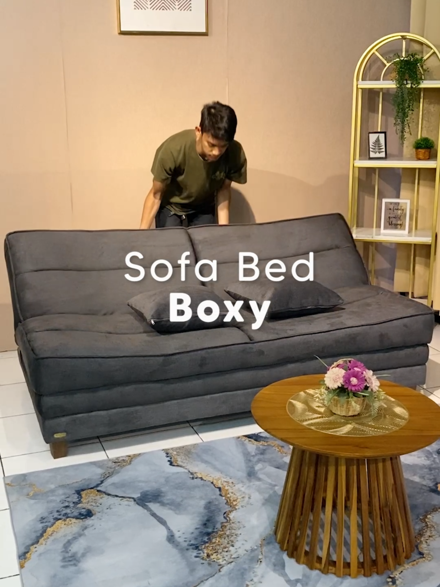 Buat ruang tv kamu jadi lebih nyaman dengan sofa bed yang satu ini guys. Ukuran dari sofa ini juga cocok banget untuk rumah minimalist ##sofa #sofabed #sofaminimalis #furniture #furniturbandung #arsliving