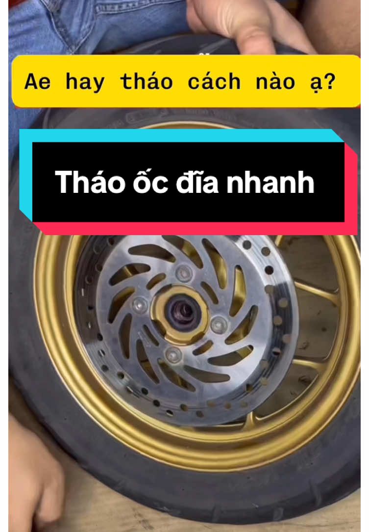 Cách tháo ốc đĩa Yamaha kẹt cứng ra đơn giản#thaoocdia#meohay#xuhuong#viral#suaxe#huongdan#thinhhanh#LearnOnTikTok#chiase#suaxemay  