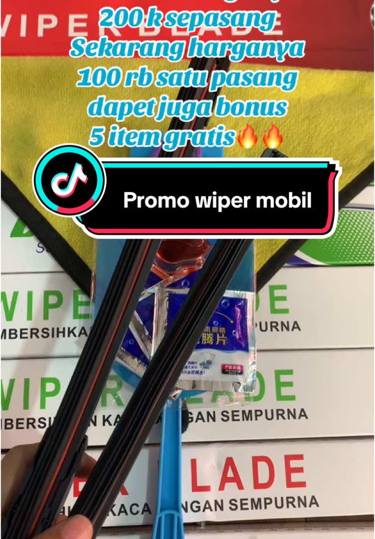 Promo wiper quad #wiper#wiperframeless#wipermobil#wiperblades#wiperuniversal#sperpartmobil#sperpartmobil#semuajenismobil#sperpartmobil#wiperhybrid#fyp#masukberanda 