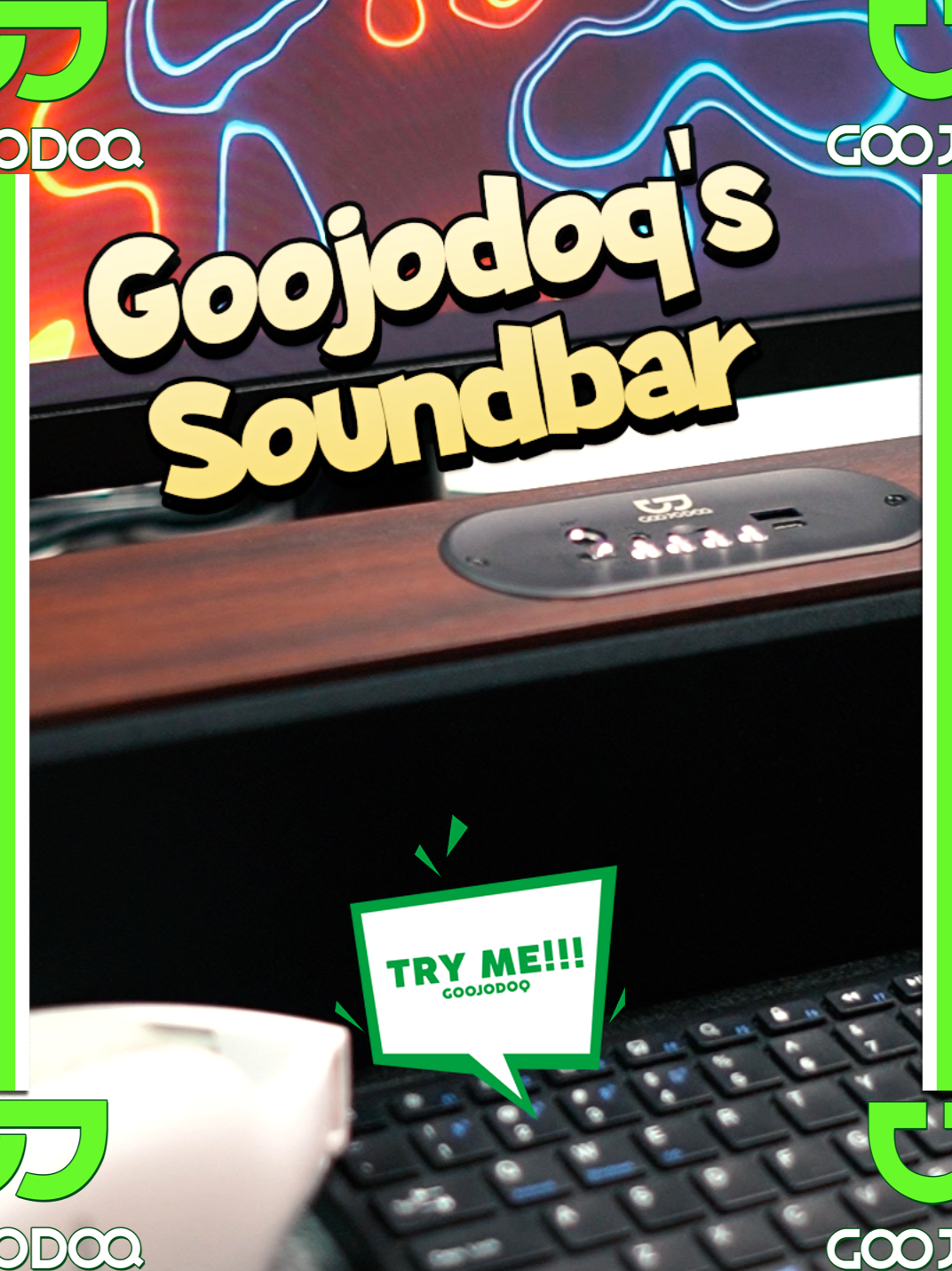 Want better sound for less? Click the yellow basket and upgrade your tech game today. 🎧✨ #goojodoqsoundbar #soundbar #soundbarspeaker #computerspeaker #goojodoqspeaker #speaker #fyp #tiktokmademebuyit #techtok #soundbarspeaker #speakerbluetoothsoundbar #speakersoundbar