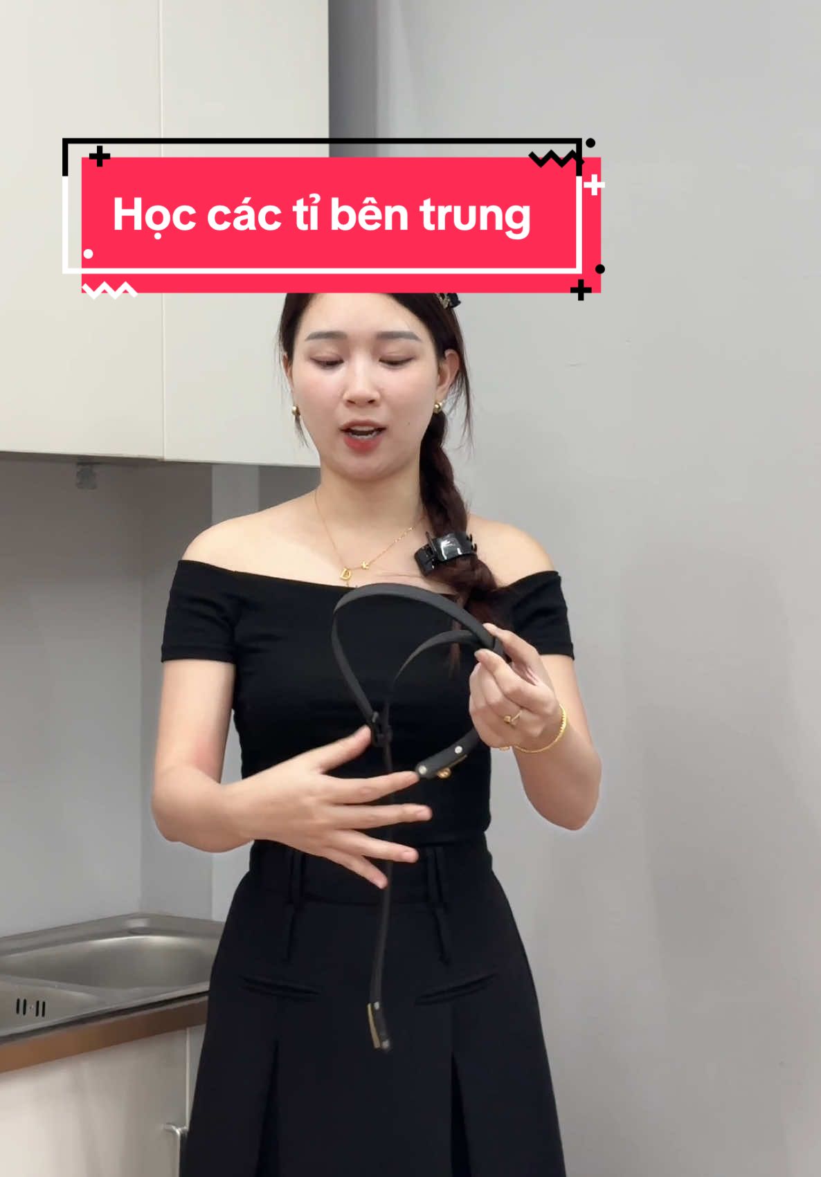 Học theo các tỉ bên trung #quynhnammm #thatlung #phukien #phukienthoitrang 