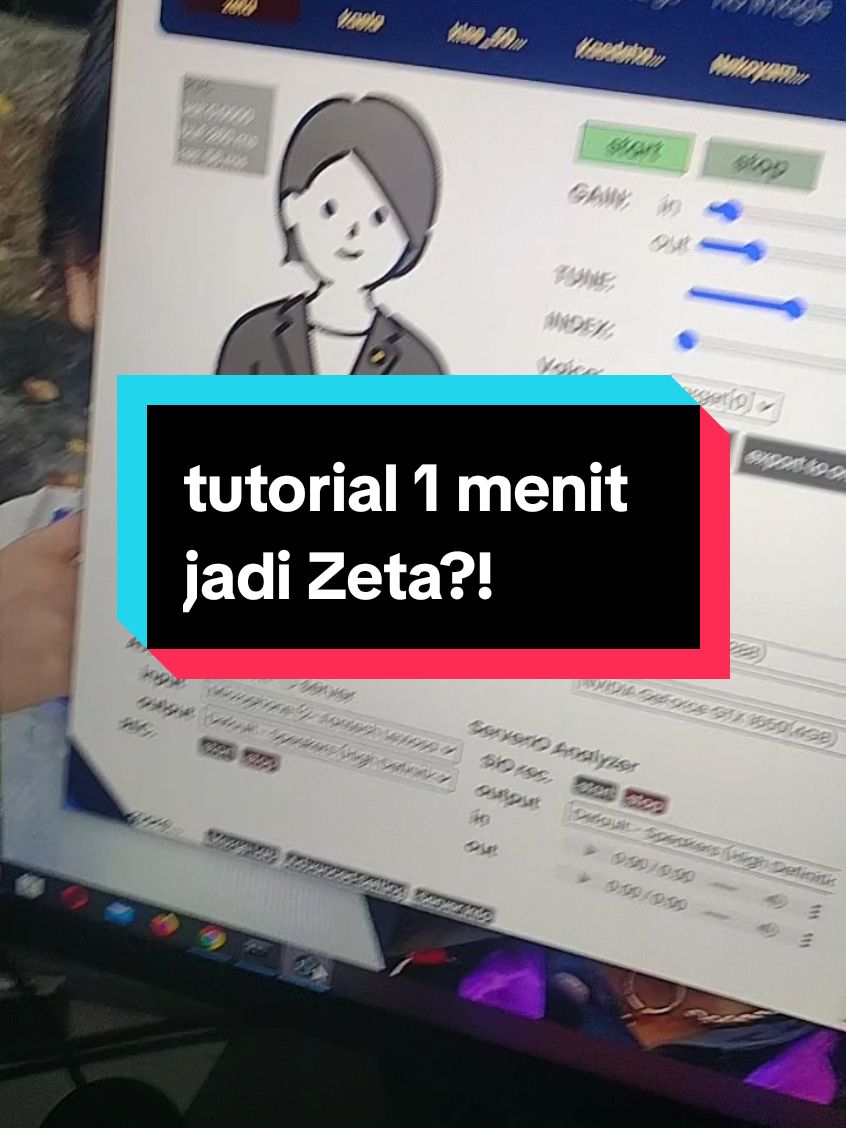 Tutorial voice changer 1 menit langsung jdi zeta??! #vtuber #wibuanime #wibuindonesia #anime #zeta #voicechanger #hode 