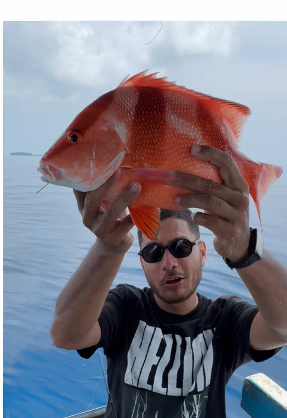 Mancing KarJaw part 2. Happy bgt dapet ikan kakap! Enak bgt rasa dagingnya, juicy ada manis manisnya 😋😋😋😋😋 Next part 3 full strike ikan tongkol beturut turut! 🔥🔥🔥🔥🔥 #Fishing #Angler #Mancing #KarimunJawa #KarJaw #Hellion #HellionClub