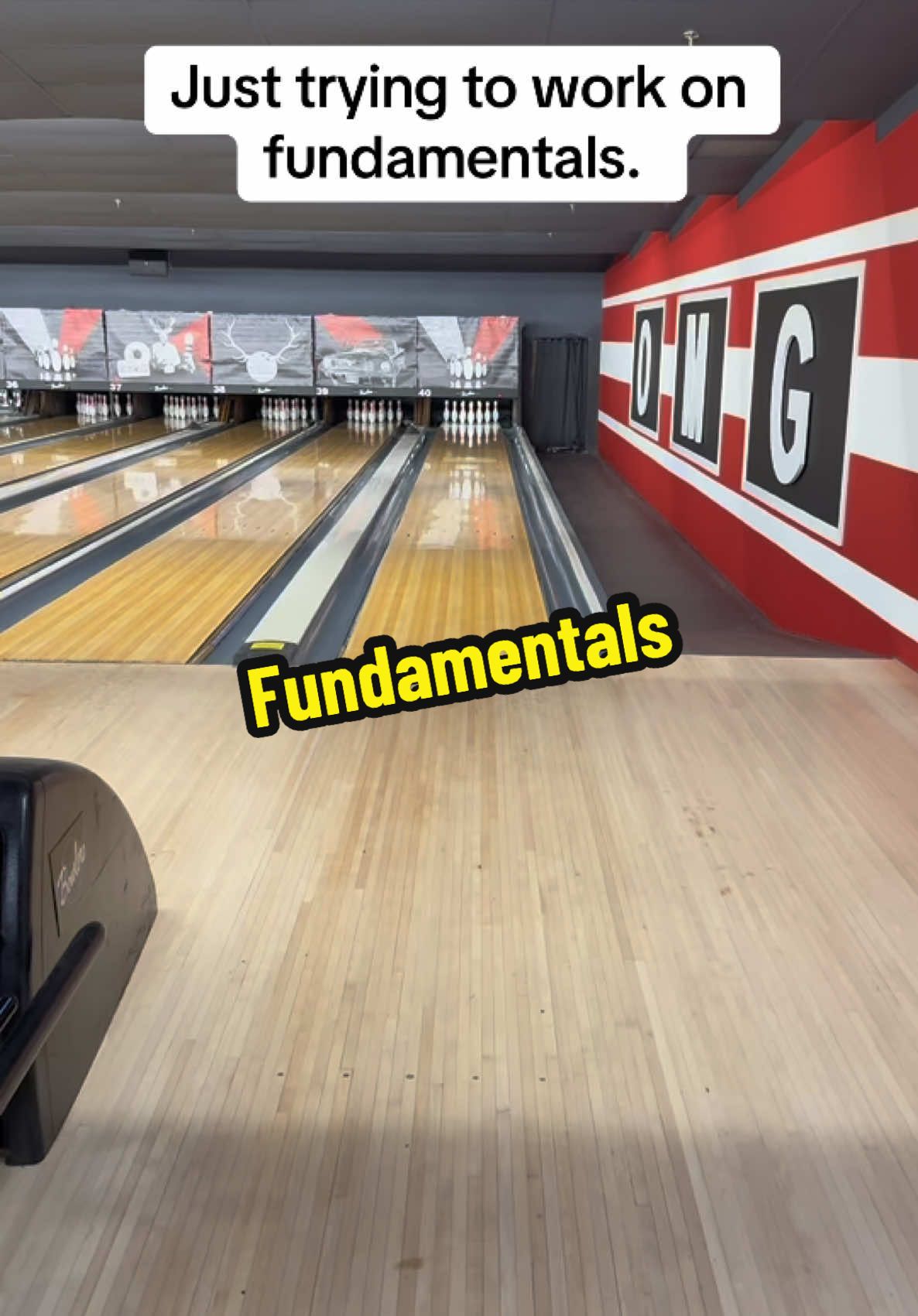 Working on fundamentals! - #fypシ゚viral #tiktok #veteran #miltok #fypage #vettok #veteran #bowling #bowlingtok #progress 