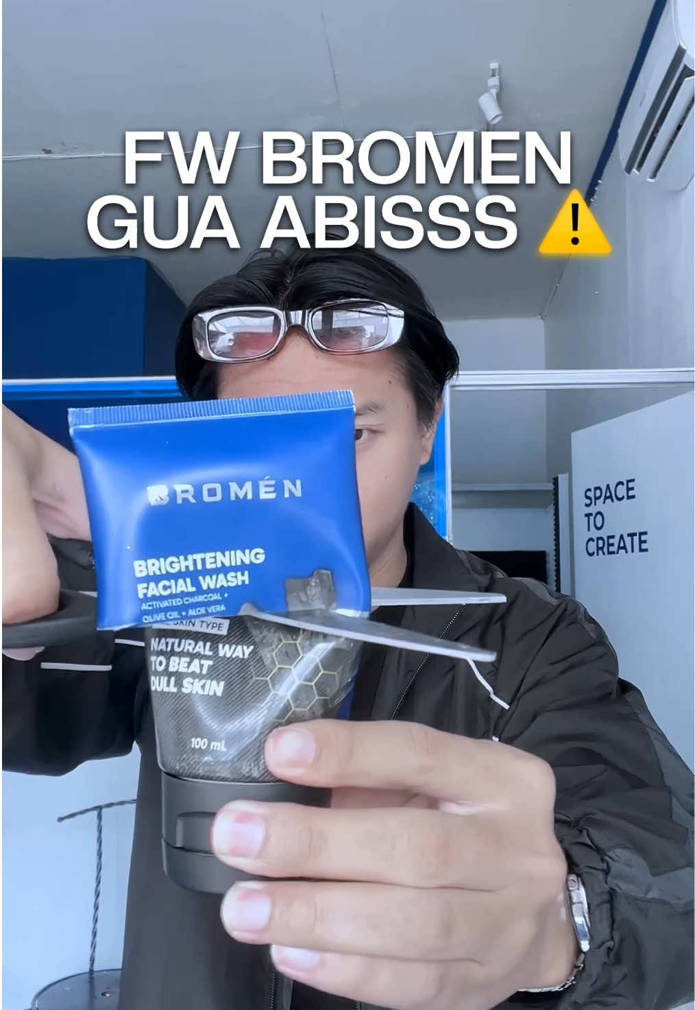 Facewash BROMEN rekomendasi DR. Tirta oke jugaaa ! Gas bungkus 🔥 #skincarecowok #bromen #bromenskincarecowok #bromenskincare #sabunmuka 