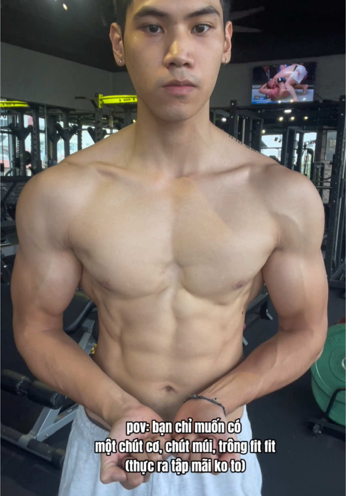 chưa pump thôi (bao biện) #GymTok #gym #gymmotivation #aesthetic #bodybuilding #Fitness #xuhuong #fyp #viral #trending #