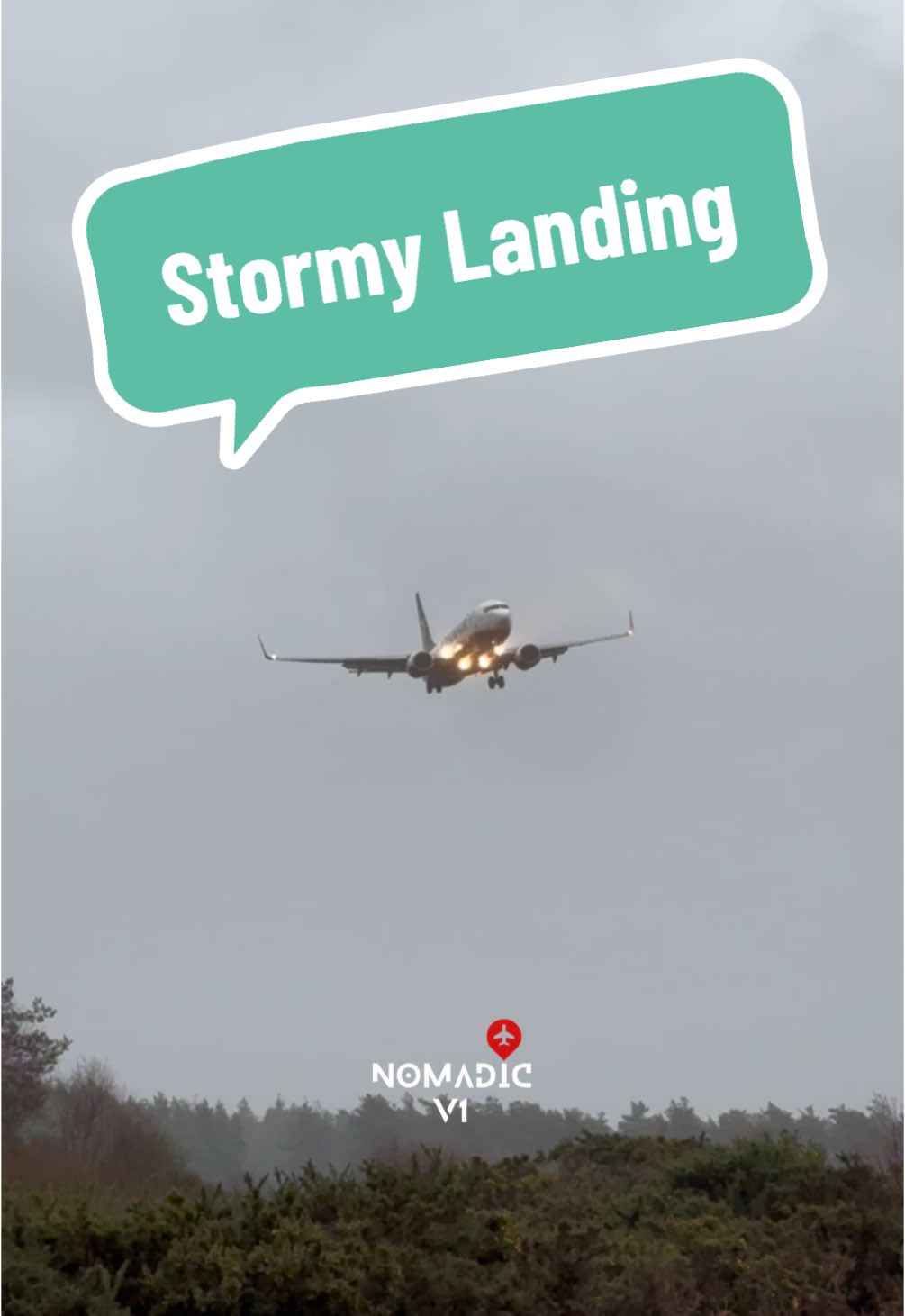 “POV: Ryanair crosswind landing 💨✈️ Bracing for that signature firm touchdown! 🎢 #Ryanair #CrosswindLanding #Aviation #PlaneSpotting #Turbulence #PilotSkills #TravelMoments”