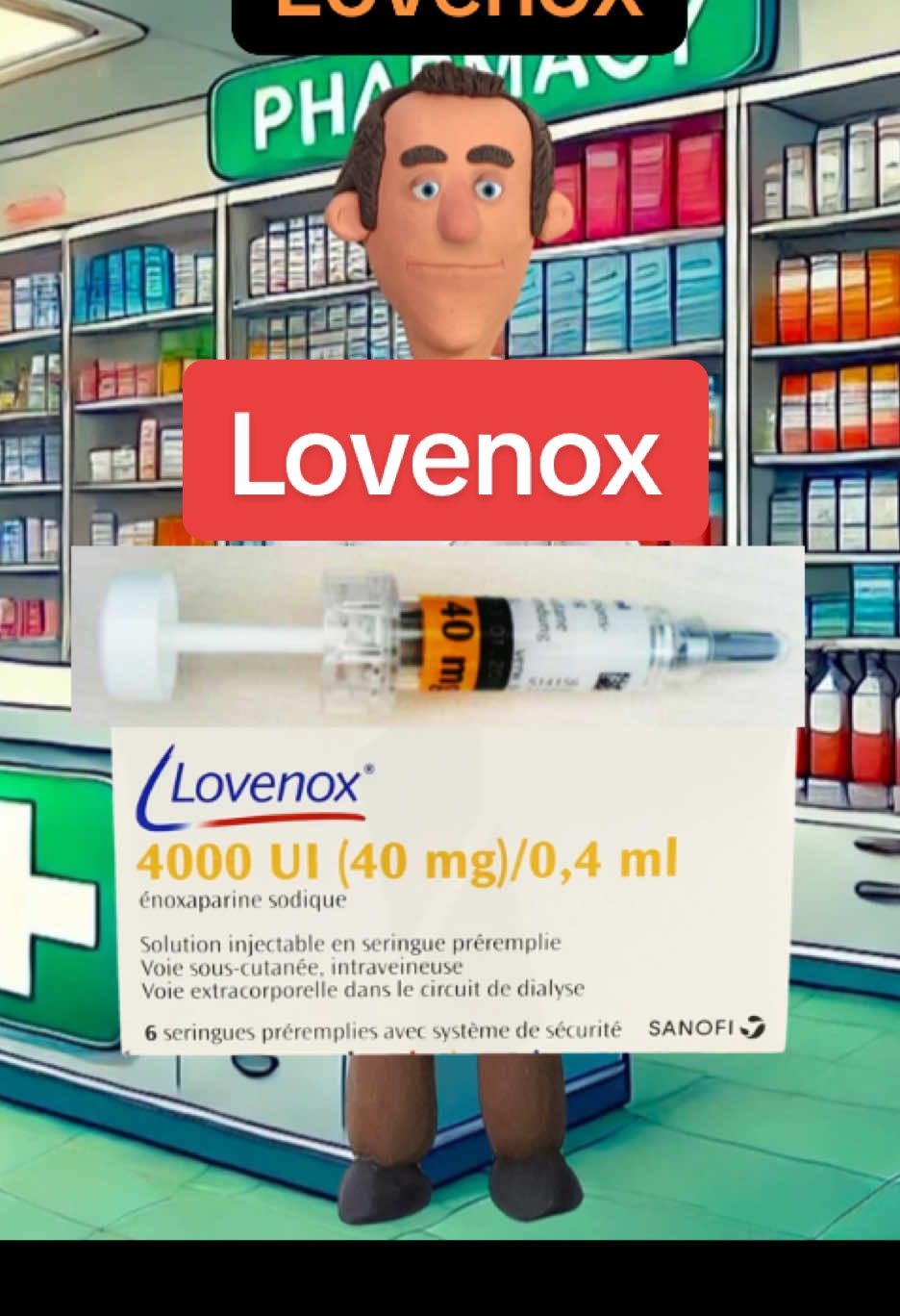 Lovenox décrypté #lovenox #pharmacologie #medicament #medecine #vulgarisation #etudianteinfirmière #etudiantmedecine 