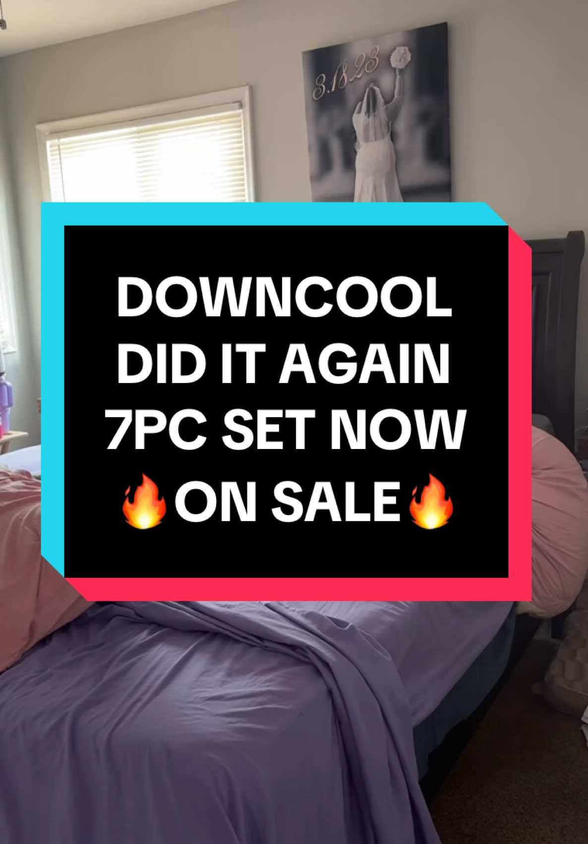 These sets feel amazing! Shoutout to downcool for adding new colors and hearing ehat we want! #downcool #bedset #comforterset #mostloved #tiktokshopholidayhaul #giftguide #giftforher #homedecor #giftideas 