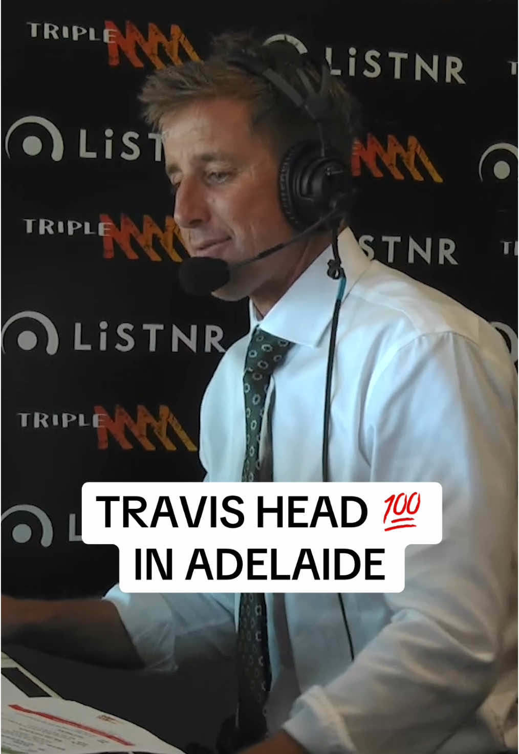 Wonderful Century from Travis Head 👏 #ausvind #cricket #travishead #adelaideoval 