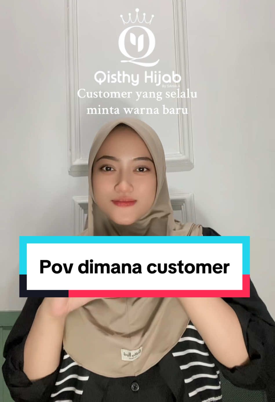 Dimana kamu customer yang selalu di adain warna baru ?? Ini udah ada warna barunya loch langsung aja di cek out #qisthyhijabbysahala #fyp 