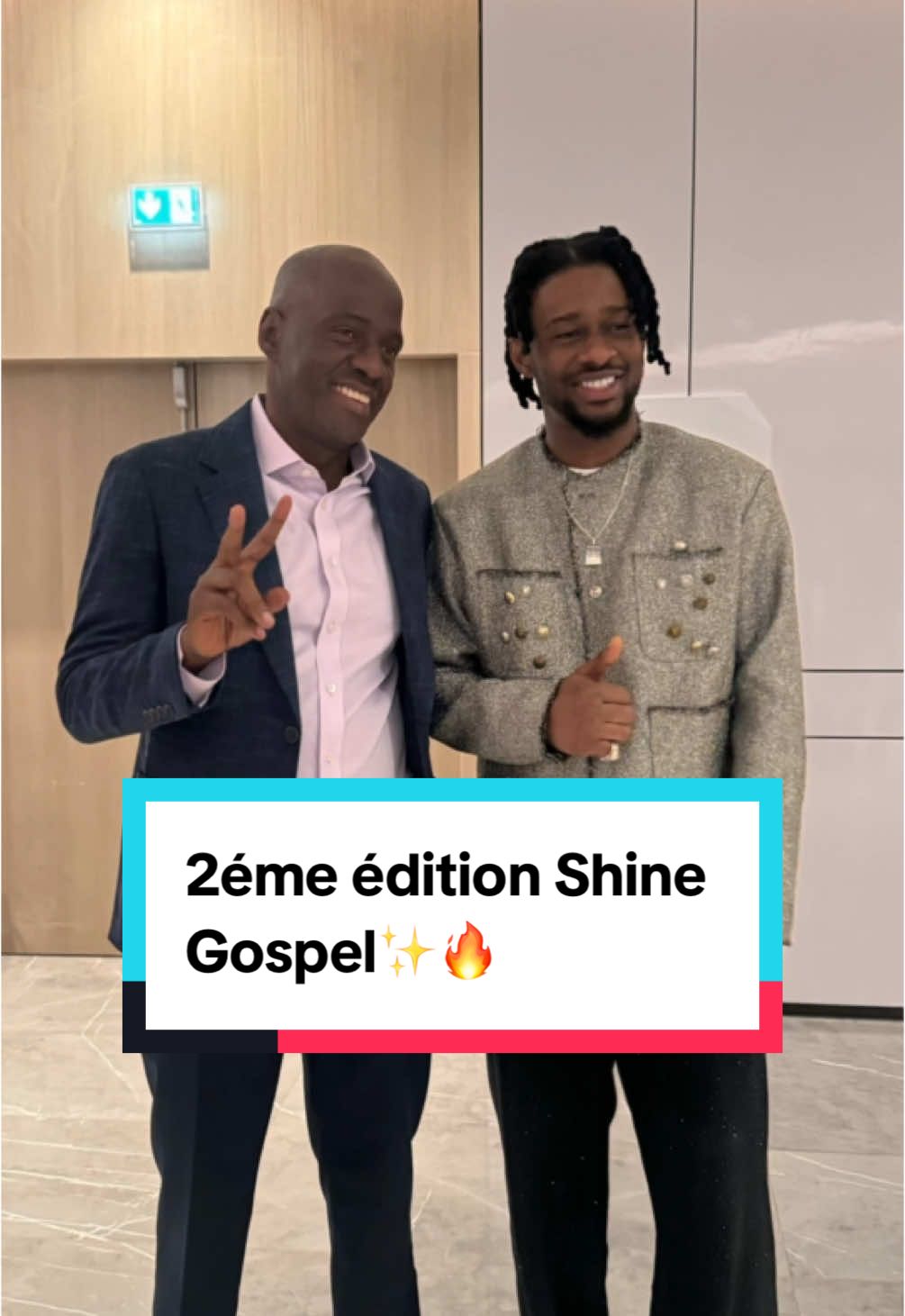 Bien entouré après la magnifique 2ème édition des @shinegospel ✨ avec @KS BLOOM @GAILLARD JULES 🔥