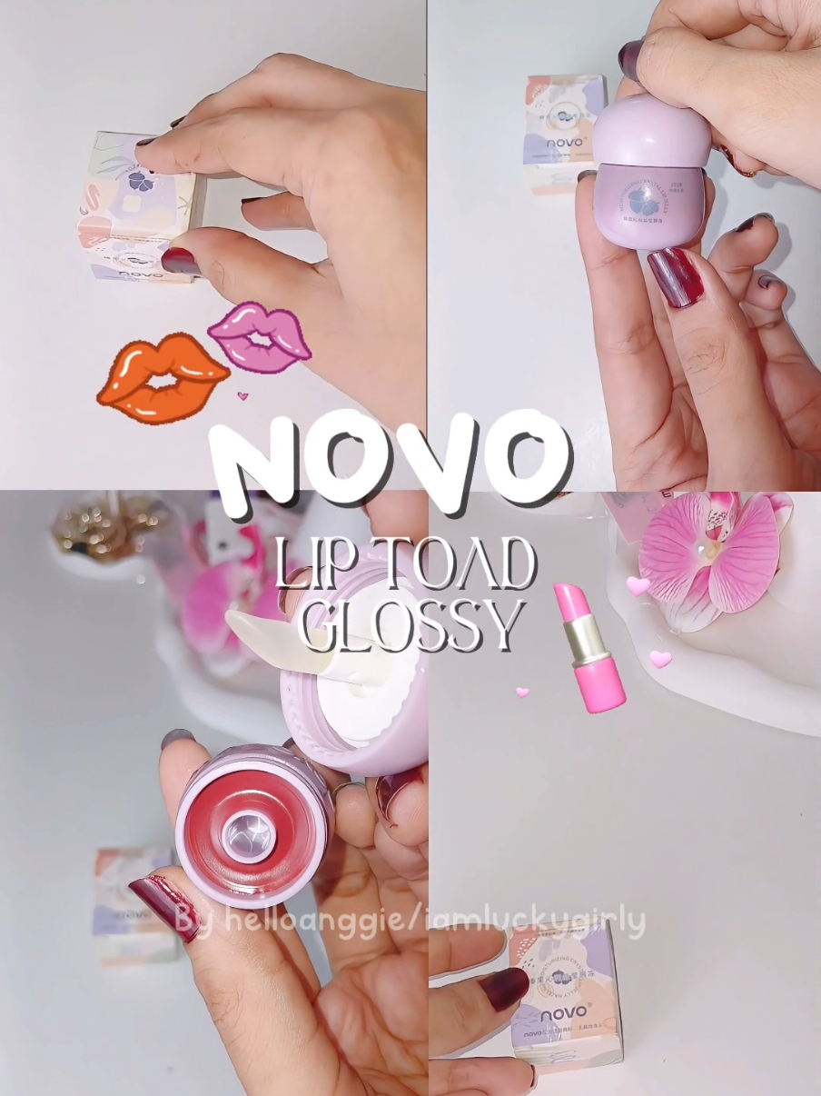 Novo lip jelly 🍄🎀✨ #novolipstick #novolipgloss #novolip 