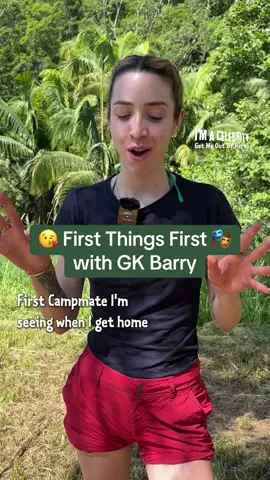 With a cheeky snog already complete and a trip to the opera with Reverend Richard on the cards, GK Barry is wasting no time ticking off her post Jungle firsts 😘 #ImACeleb