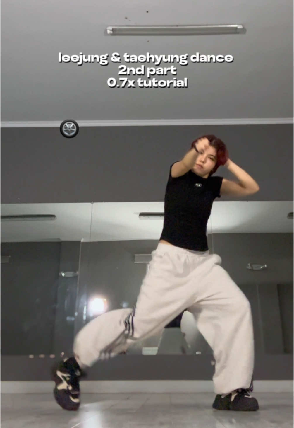 2nd part✨ | прошлый очень хорошо залетел | ig: annika.ikk #leejung #taehyung #dance #tutorial #mirror #foryou 