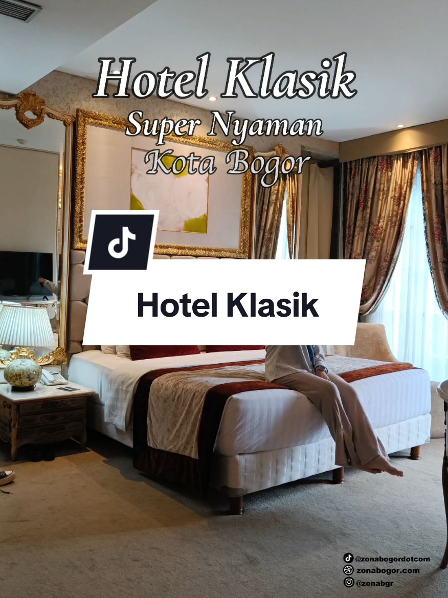 Hotel Klasik di Kota Bogor dengan view langsung Tugu Kujang. Tempatnya super cozy, apalagi aksesnya Dekat public area Kota Bogor. --- Cara Booking Hotel langsung lewat TikTok ➡️ klik tag Lokasi hotel ➡️ pilih kamar sesuai keinginan ➡️ Book. -- #bogor #zonabogor #hotel #hotelbogor #staycation #amaroossaroyalbogor #fyp #foryou #travel #placetogo  #TikTokAwardsID 