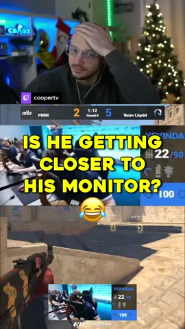 Is yekindar getting closer to his monitor? 😂 #cs #cs2 #counterstrike #counterstrike2 #csgo #cs2clips #cs2major #cs2funny #fy #fyp