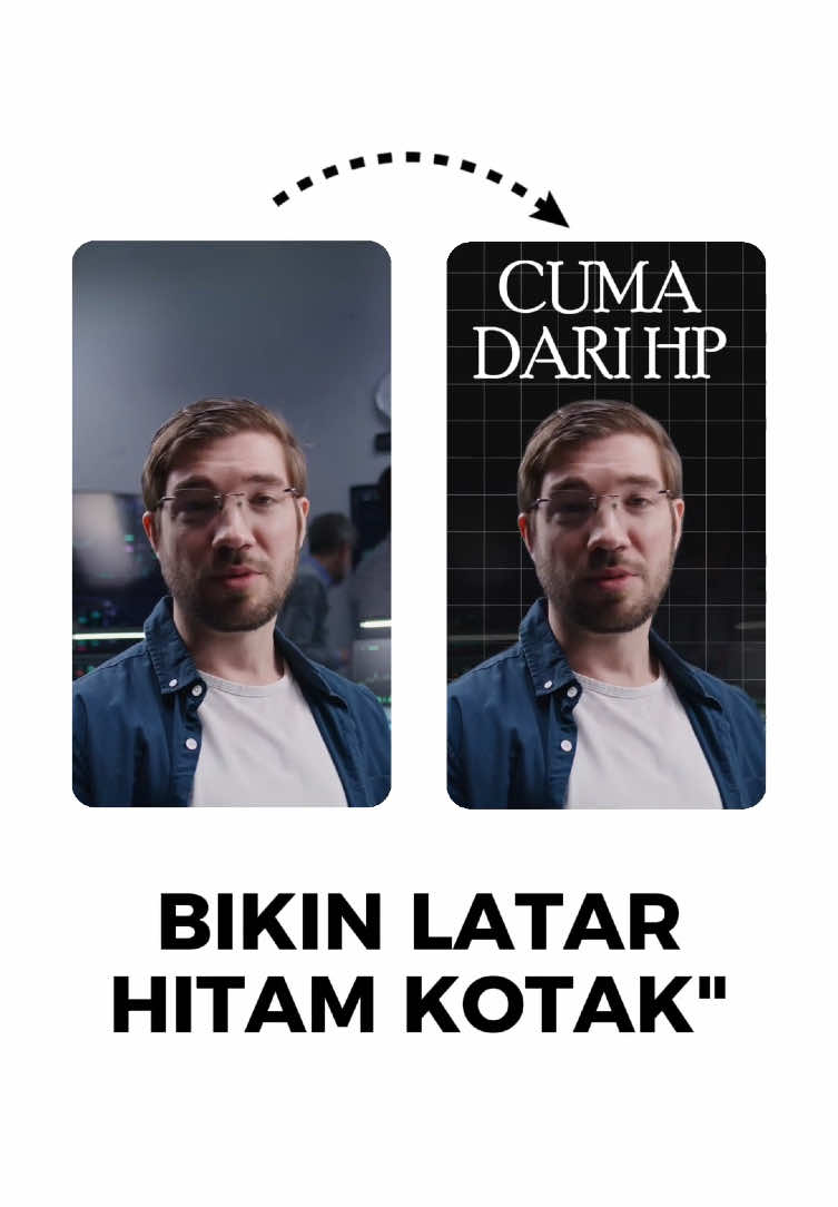 Cara bikin background kotak” hitam di capcut HP Save dan follow untuk lebih banyak tips edit menarik lainnya✅