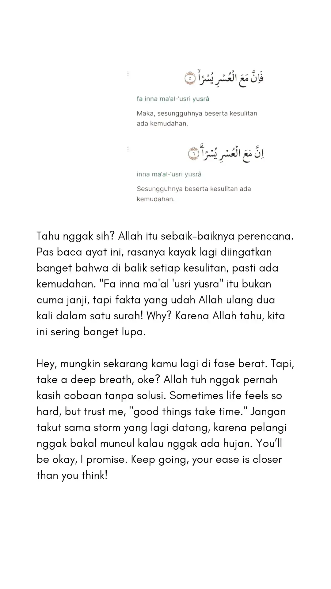 Salah satu ayat kesukaanku💗 #fyp #fypage #quotes #quotesislam #motivation #katakata