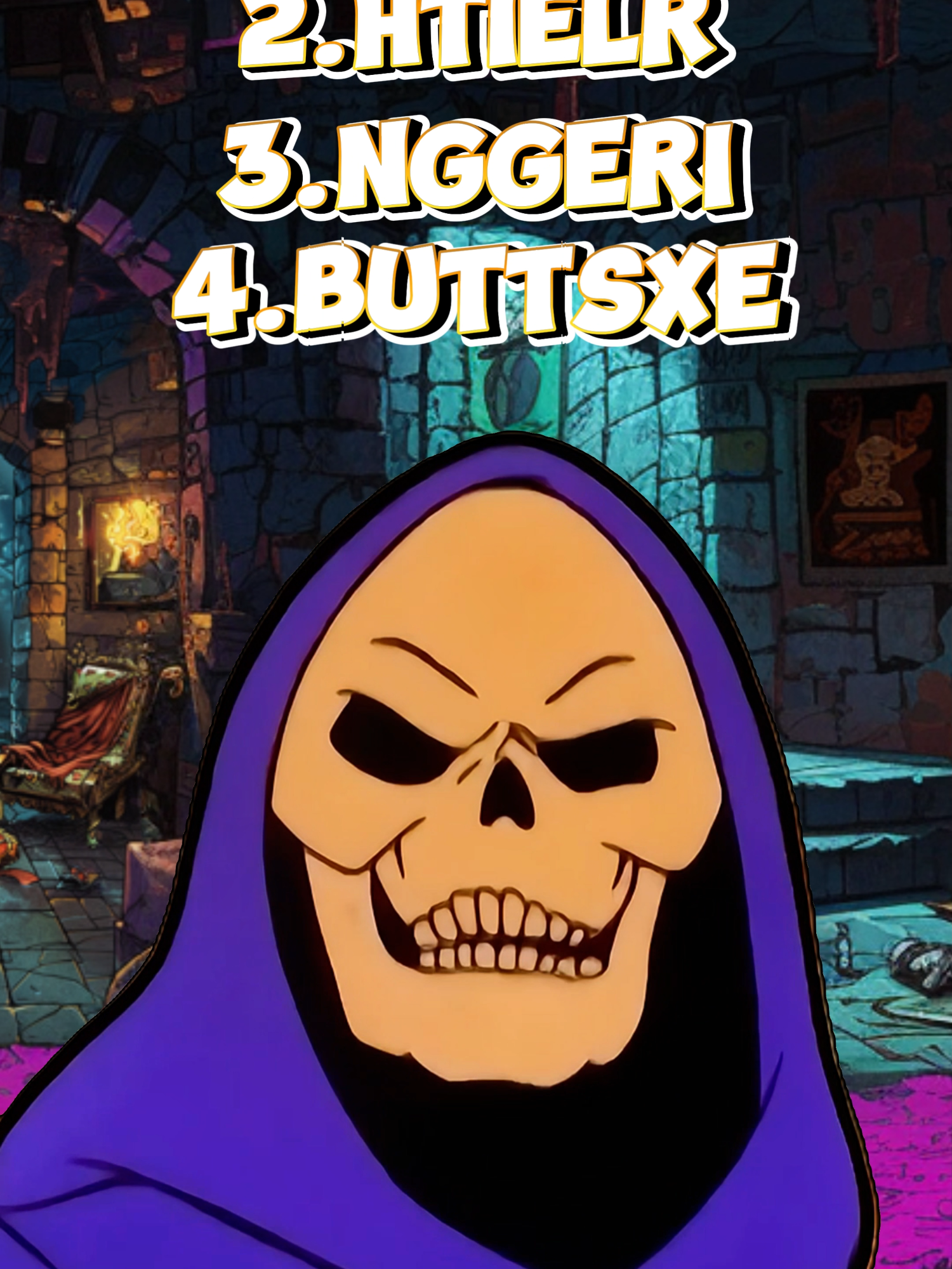 today i brought a fun little game for you guys, find the correct words#skeletormemes #eterniagym #skeletor