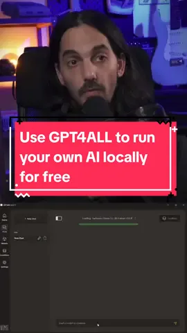 This is how you can run your own chat AI for free with GPT4ALL #ai #techtok #free #llm #gpt4all 