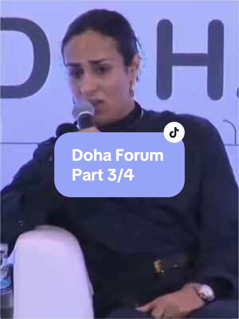 @imanekhelif10 at Doha Forum 2024 in a discussion about the Power of Platforms: The Real-World Impact of Digital Advocacy.  Part 3/4 - Transcription    Ishaan: “Imane, you spoke about seeking justice for what happened and what you experienced earlier this year. Now that you locked in legal proceedings with Elon Musk and J.K. Rowling, without getting you to talk about that case, what do you wish some of the people. I mean, what are you willing to tell us about what you hope the lesson will be from what you experienced and what happened on social media surrounding you.” Imane: “So if I want to do a lesson from the attack or the misinformation and the negative remarks on social media against me is the fact that people cannot actually throw misinformation or rumors against a person who has dreams and ambitions. Because as we saw like a president or someone remarkable, or a wealthy person or a powerful person can attack or cause harm to someone who just had a dream and wants to accomplish this dream. And I hope that we will understand that powerful people can not condescend weak people. We are all equal. We should all live in a world that is free of harassment and cyberbullying. We need to get rid of this in order to live in a world of peace. And I hope that the world will change, and I hope to raise awareness among people as to the importance of overcoming the hate speech and the harassment, online harassment. Concerning the case, the legal action, it is actually a form of legal action which underscores the impact of online harassment on athletes or on any other person. I was only an example. However, many other people were attacked and also severely impacted by the online harassment. And this, of course, emphasizes the importance of upholding the principle of avoiding harassment in order to live in a world free of hate speech, free of harassment and cyberbullying. To live in a better world. Because I believe that this world is full of hate, full of harassment, full of cyberbullying.” Ishaan: “Thank you. I'd love to open the floor up to some questions, but before I do that, please get your hands up so I can see you.“ #ImaneKhelif #Imanies #إيمان_خليف 