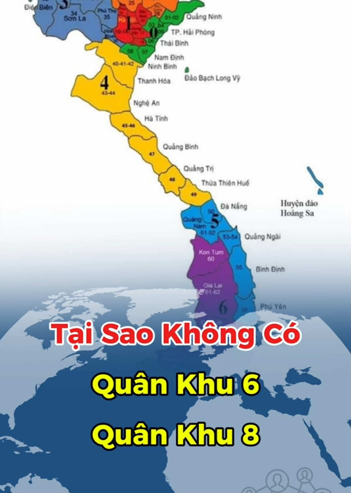 Tại Sao Không Có Quân Khu 6 Và Quân Khu 8 || #thongtin60s #xuhuong ##LearnOnTikTok #fyp 