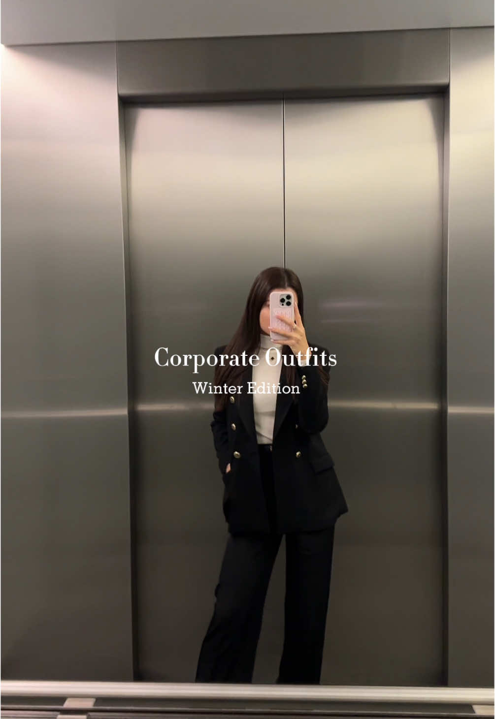 Winter corporate outfits with @LILYSILK.  Get 20% off with my code: Ellie20 The most comfortable cashmere turtlenecks and silk trousers for the winter months.  #corporateoutfit #officeoutfit #lawyer #lilysilk 