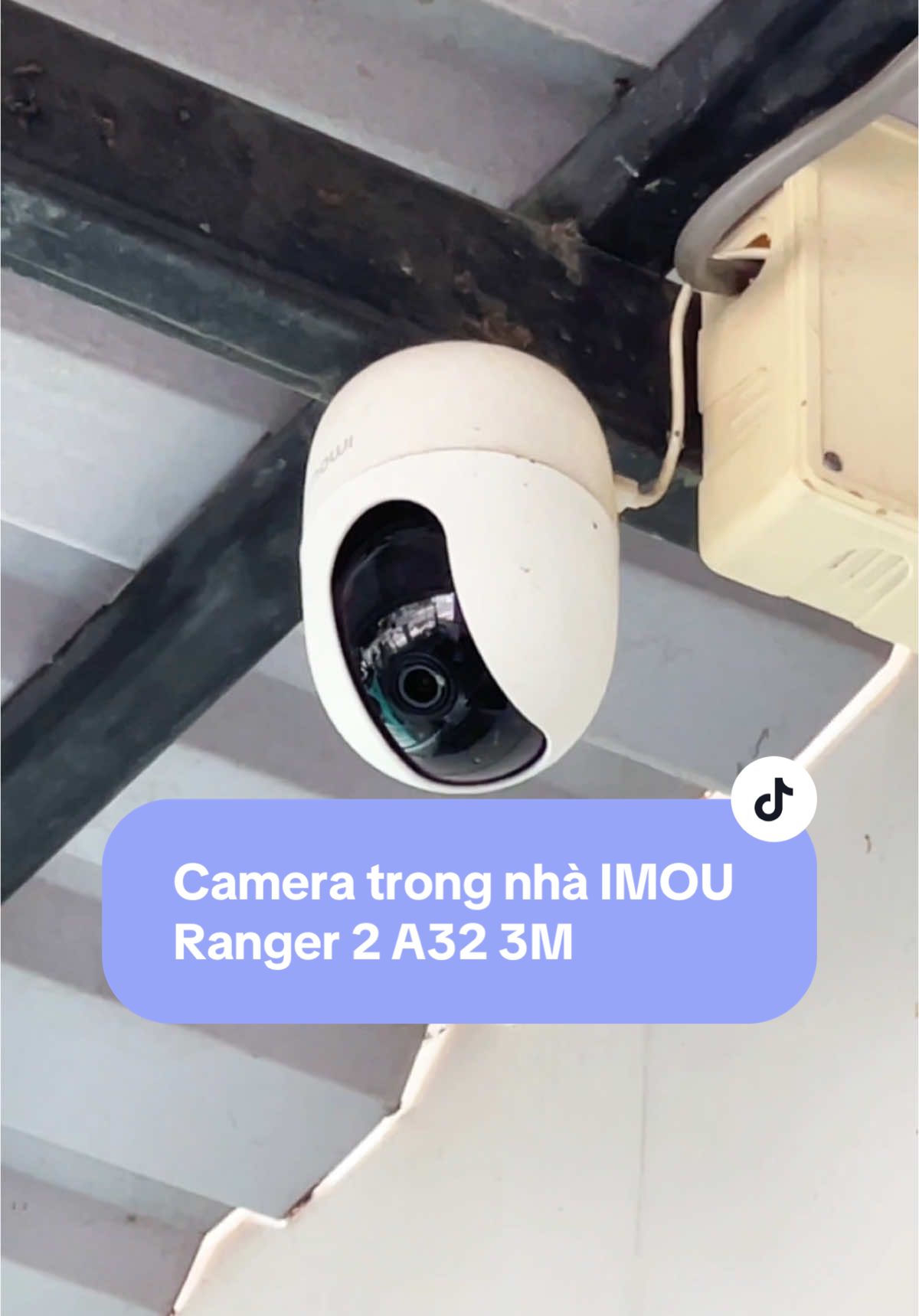 Camera trong nhà IMOU Ranger 2 A32 3M độ phân giải cam 3mp, đàm thoại 2 chiều, xoay 360 độ, theo dõi chuyển động, cảnh báo âm thanh bất thường, kết nối wifi không dây hoặc có dây #camera #cameraimou #imou #camerathongminh #lehoangquan20